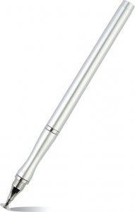 Rysik Alogy Alogy Rysik 2w1 pojemnościowy dotykowy do ekranu telefonu tabletu Srebrny uniwersalny 3