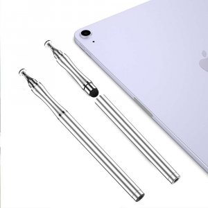 Rysik Alogy Alogy Rysik 2w1 pojemnościowy dotykowy do ekranu telefonu tabletu Srebrny uniwersalny 9