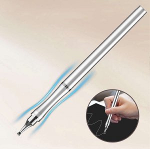 Rysik Alogy Alogy Rysik 2w1 pojemnościowy dotykowy do ekranu telefonu tabletu Srebrny uniwersalny 10