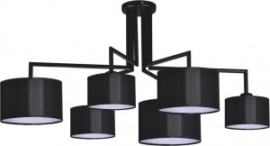 Lampa sufitowa Kaja Lampa sufitowa duża czarna dwuobiegowa Kaja SIMONE LAMK4321 1