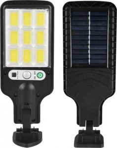 Alogy Alogy Lampa solarna LED wodoodporna uliczna latarnia solar z czujnikiem ruchu + Pilot Czarna uniwersalny 2