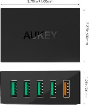 Ładowarka Aukey PA-T15 5x USB-A 10.2 A (PA-T15) 4