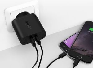 Ładowarka Aukey PA-T13 2x USB-A 3 A (PA-T13) 5