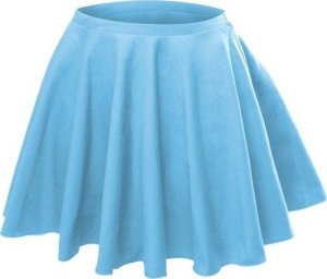 RENNWEAR Rozkloszowana spódniczka z koła - błękitny 104-110 cm 1
