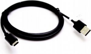 Kabel USB Vitalco USB-A - USB-C 1 m Czarny (09618P) 2