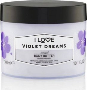 I love Scented Body Butter nawilżające masło do ciała Violet Dreams 300ml 1