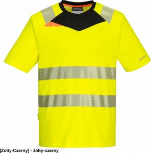 Portwest DX413 - T-Shirt ostrzegawczy DX3 z krótkim rękawem - żółty-czarny M 1