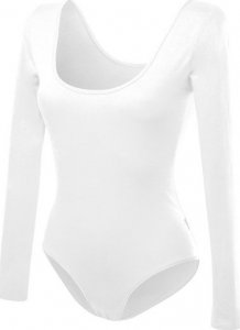 RENNWEAR Body damskie z długim rękawem wyszczuplające biały 172-176 cm / L-XL 1