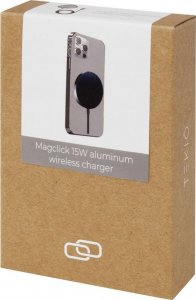 Ładowarka Upominkarnia Magclick 15 W aluminiowa ładowarka bezprzewodowa 5