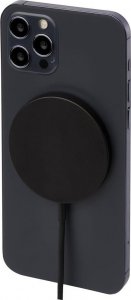 Ładowarka Upominkarnia Magclick 15 W aluminiowa ładowarka bezprzewodowa 9