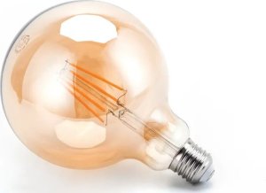 BestService Żarówka LED Lumax Amber LC160 8W E27 G125 700LM bursztynowa 2