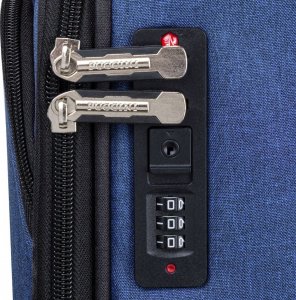 Puccini Duża walizka PUCCINI MALMO EM50710A 7 Niebiesko czarna 6