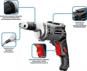 Wiertarko-wkrętarka Graphite 58G794 12