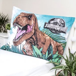 DINOZAURY JURASSIC WORLD POŚCIEL 140X200 ŚWIECI 4