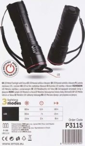 Latarka Emos LATARKA METALOWA LED 500 lm - 4AAA 9