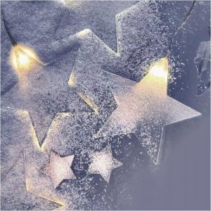 Dekoracja świąteczna Emos Dekoracje 30 LED kurtyna migające gwiazdki 120x90 5