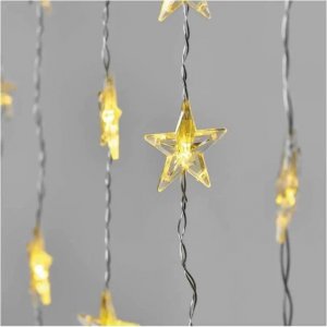 Dekoracja świąteczna Emos Dekoracje 30 LED kurtyna migające gwiazdki 120x90 6