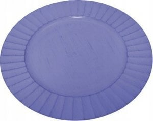 Concord Talerz dekoracyjny obiadowy płytki fioletowy 33 cm 1