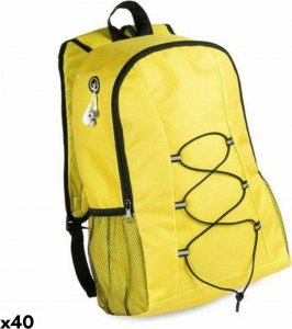 Plecak bigbuy outdoor Plecak wielofunkcyjny na laptopa z wyjściem na słuchawki 144734 (40 Sztuk) - Żółty 1