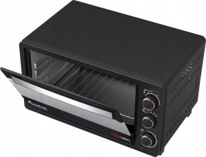 Grill elektryczny TurboTronic Piekarnik elektryczny TurboTronic 23L termoobieg rożno grill 1500W Czarny 2