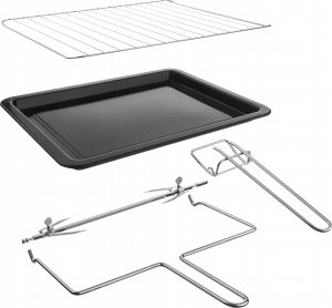 Grill elektryczny TurboTronic Piekarnik elektryczny TurboTronic 23L termoobieg rożno grill 1500W Czarny 4