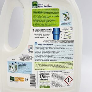 Larbre Vert Żel do prania L'ARBRE VERT Sensitive Skins 1.5l 33p 4
