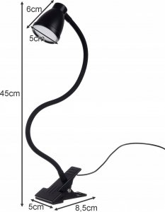 Lampka biurkowa Maxy czarna  (00019454) 5