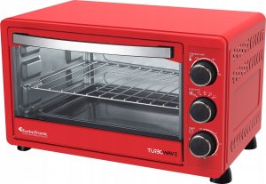 Grill elektryczny TurboTronic Piekarnik elektryczny TurboTronic 23L termoobieg rożno grill 1500W Czerwony 1