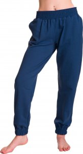 RENNWEAR Spodnie dresowe damskie luźne nogawki jeansowy 164-168 cm / S-M 1