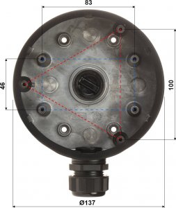 Hikvision UCHWYT KAMERY DS-1280ZJ-DM21(BLACK) Hikvision 2