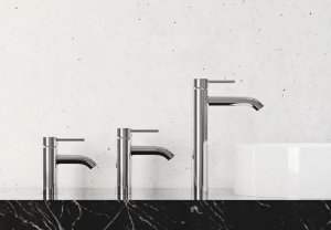 Bateria umywalkowa Kludi Bozz stojąca chrom 4