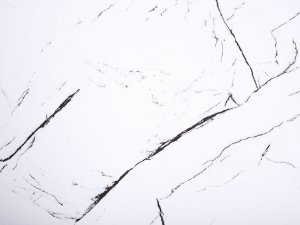 Beliani Stół do jadalni 150 x 80 cm efekt marmuru biało-złoty MOLDEN! 6