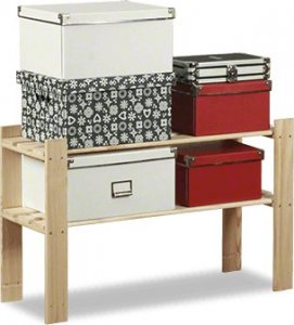 Wamar-Sosenka Regał na książki drewniany B06R 50x90x28 2 półki 2