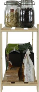 Wamar-Sosenka Regał na książki drewniany B06R 50x90x28 2 półki 3