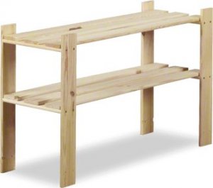 Wamar-Sosenka Regał na książki drewniany B06R 50x90x28 2 półki 5