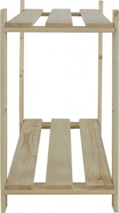 Wamar-Sosenka Regał na książki drewniany B06R 50x90x28 2 półki 10