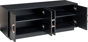 Beliani Szafka czterodrzwiowa czarna OXNARD! 4