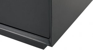 Beliani Szafka czterodrzwiowa czarna OXNARD! 7