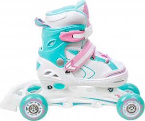 Rolki RAVEN Lia z wymienną płozą regulowane białe r. 34-37 4