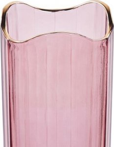 Ramka Beliani Wazon na kwiaty szklany 30 cm różowy PERDIKI! 6