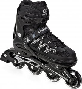 Rolki Croxer Torch z wymienną płozą regulowane czarne r. 39-42 2