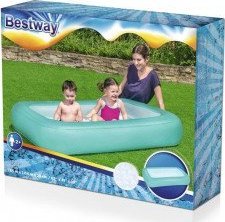 Bestway Bestway 51115 Basenik prostokątny dmuchany z pompowanym dnem Lazurowy 1.65m x 1.04m x 25cm 7