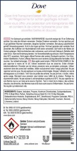 Dove  (DE) Dove, Soft feel, Dezodorant, 150 ml (PRODUKT Z NIEMIEC) 2