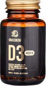 GRASSBERG GRASSBERG Vitamin D3 4000 IU 90caps 1