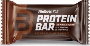 BIOTECH USA Protein Bar 35g BATON BIAŁKOWY Double Chocolate 1