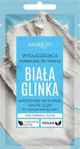 Marion Marion, Biała Glinka Maseczka wygładzająca do twarzy, 8 ml - Długi termin ważności! 1