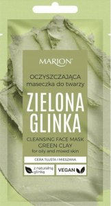 Marion Marion, Zielona Glinka Maseczka oczyszczająca do twarzy, 8 ml - Długi termin ważności! 1