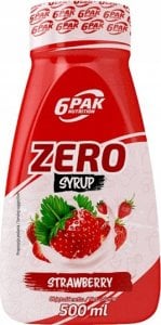 6PAK Nutrition 6PAK Nutrition Zero Syrup Strawberry 500ml Strawberry 1