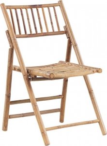 Beliani Zestaw mebli ogrodowych drewno bambusowe z poduszkami białymi SAVALLETRI! 4