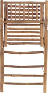 Beliani Zestaw mebli ogrodowych drewno bambusowe z poduszkami białymi SAVALLETRI! 9